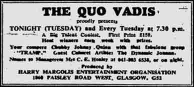 Quo Vadis advert 1974